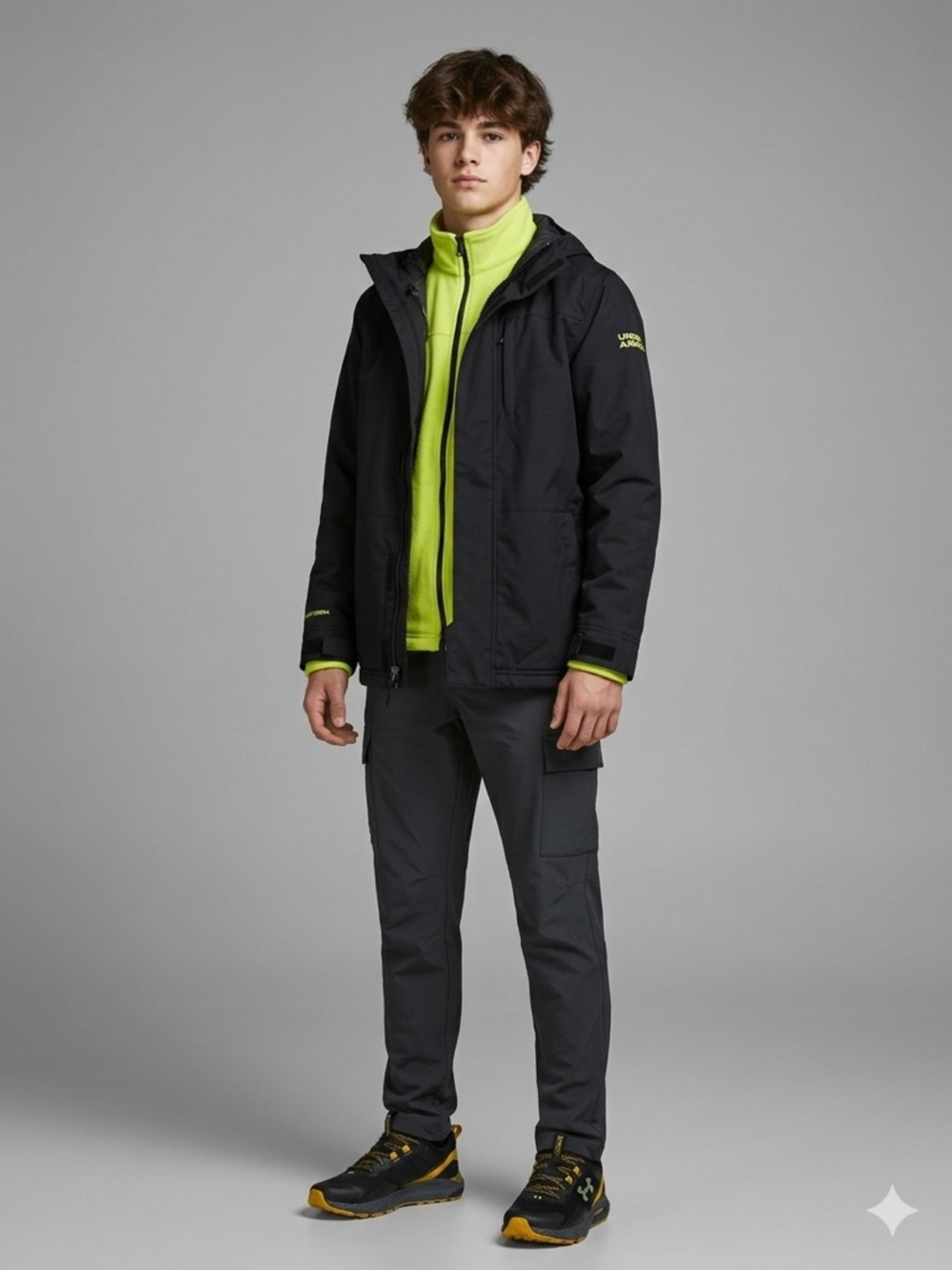 Kids Under Armour Double Jacket Yth Medium